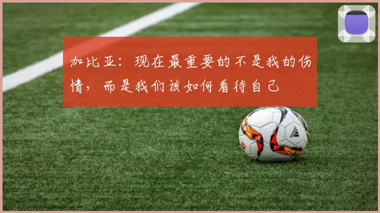 加比亚：现在最重要的不是我的伤情，而是我们该如何看待自己