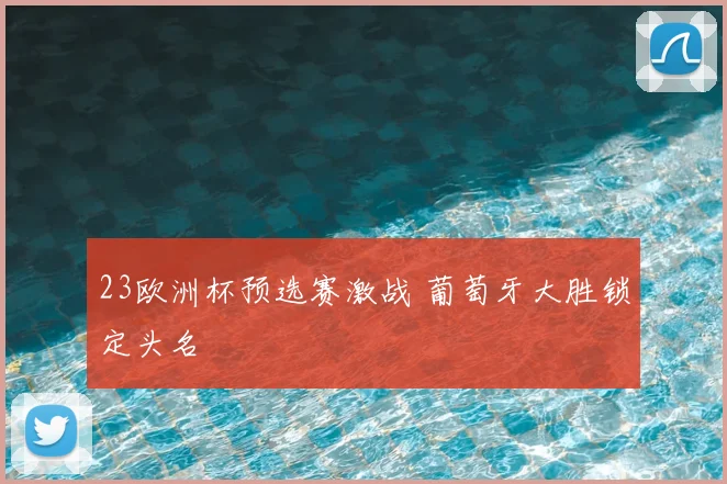 23欧洲杯预选赛激战 葡萄牙大胜锁定头名